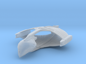 Romulan KaVal Class Refit WarBird  3.2" long in Clear Ultra Fine Detail Plastic