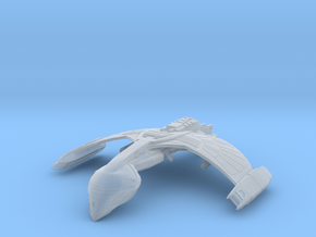Romulan FireBird Class  WarBird wings up in Clear Ultra Fine Detail Plastic