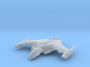 Romulan WarHawk Class  HvyCruiser in Clear Ultra Fine Detail Plastic