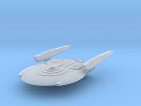 Federatoin  PearHarbor Class  HvyCruiser in Clear Ultra Fine Detail Plastic