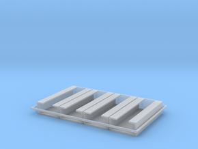 MG15 Ammo Racks 1 to 72 in Clear Ultra Fine Detail Plastic