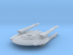 Federation KittyHawk Class II  Cruiser in Clear Ultra Fine Detail Plastic