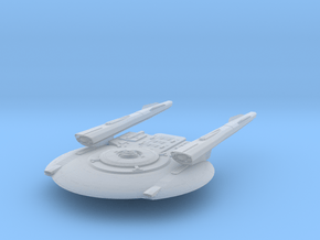 Federation KittyHawk Class IV  Cruiser in Clear Ultra Fine Detail Plastic