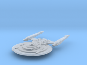 Federation Triton Class IV  Cruiser in Clear Ultra Fine Detail Plastic