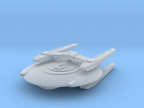 Federation KittyHawk Class VII refit  BattleCruise in Clear Ultra Fine Detail Plastic