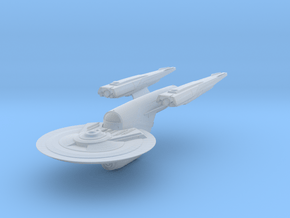 Federation SouthHampton Class V  HvyFrigate in Clear Ultra Fine Detail Plastic
