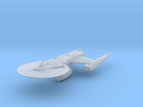 Federation Hood Class IV  HvyDestroyer in Clear Ultra Fine Detail Plastic