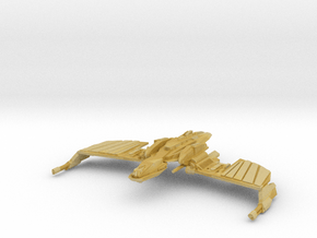 Klingon N''Thak Class BattleCruiser wings straight in Tan Fine Detail Plastic