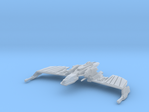 Klingon N''Thak Class BattleCruiser wings straight in Clear Ultra Fine Detail Plastic