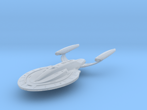 Federation Vesta Class Battleship in Clear Ultra Fine Detail Plastic