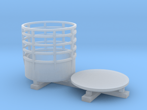 144_Round_Radar_Lantern in Clear Ultra Fine Detail Plastic
