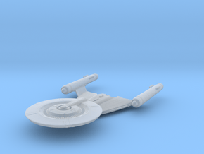 Federation Parker Class  Cruiser in Clear Ultra Fine Detail Plastic