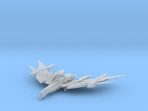 Romulan FireBird Class  HvyCruiser Large in Clear Ultra Fine Detail Plastic