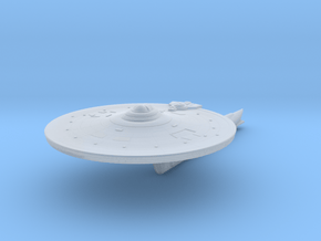 Federation Nelson Class Refit Destroyer in Clear Ultra Fine Detail Plastic