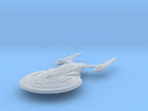 Excalibur Class Battleship small in Clear Ultra Fine Detail Plastic