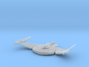 Romulan WarBird refit  V2 BIG in Clear Ultra Fine Detail Plastic