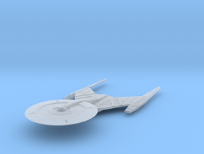 Federation USS Discovery V4 5.2" long in Clear Ultra Fine Detail Plastic