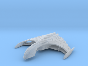 Romulan Ar'kif Tactical Warbird in Clear Ultra Fine Detail Plastic