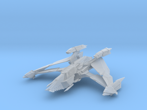Romulan Hathos Warbird in Clear Ultra Fine Detail Plastic