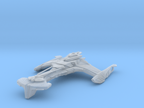 Klingon J'adix Class WarCruiser in Clear Ultra Fine Detail Plastic