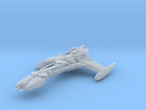 Klingon Ta'Mara Class  BattleCuiser in Clear Ultra Fine Detail Plastic