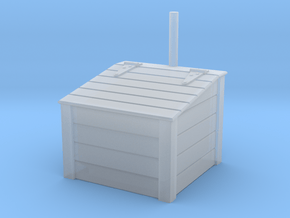 Sand box in Clear Ultra Fine Detail Plastic