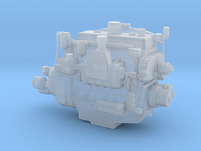 Heavy Machinery Engine, HO in Clear Ultra Fine Detail Plastic