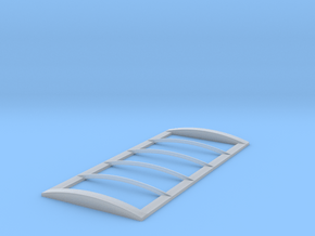 1/64 18' Tarp frame in Clear Ultra Fine Detail Plastic