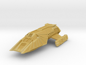 Klingon Shuttlecraft 1.6" long in Tan Fine Detail Plastic
