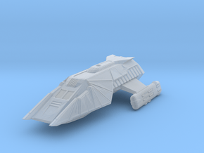 Klingon Shuttlecraft 1.6" long in Clear Ultra Fine Detail Plastic
