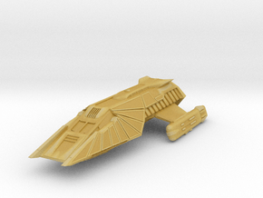 Klingon Shuttlecraft  5.3 " long in Tan Fine Detail Plastic