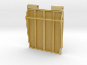 1/64 Replacement endgate for silage bed in Tan Fine Detail Plastic
