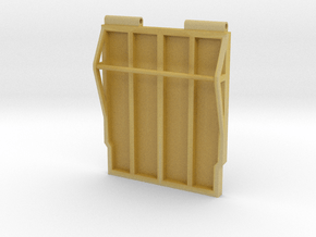 1/64 Replacement endgate for silage trailer in Tan Fine Detail Plastic