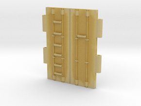 1/64 53' Shuffle Floor Trailer- Rear Doors in Tan Fine Detail Plastic