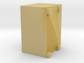 1/64 W.H.O. Tub Grinder- Control box in Tan Fine Detail Plastic