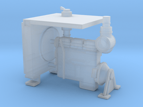 1/64 W.H.O. Tub Grinder- Engine in Clear Ultra Fine Detail Plastic