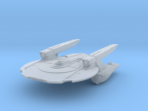 Federation Atlantis Class HvyCruiser in Clear Ultra Fine Detail Plastic