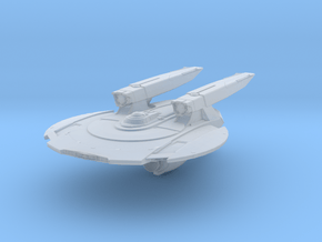 Federation Knoxville Class HvyCruiser in Clear Ultra Fine Detail Plastic