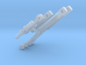 1/64 Wheel Loader-mid frame-short reach-cylinders in Tan Fine Detail Plastic