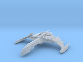 Romulan Gerdor Class A WarBird in Clear Ultra Fine Detail Plastic