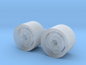 1/64 15in Implement wheel in Clear Ultra Fine Detail Plastic