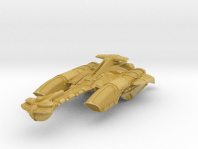 Klingon N'Par Class AssaultCruiser 4.2" in Tan Fine Detail Plastic