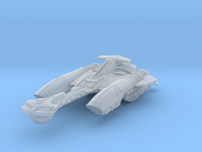 Klingon N'Par Class AssaultCruiser 4.2" in Clear Ultra Fine Detail Plastic