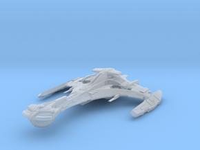 Klingon VerTar Class WarCuiser 5.1" in Clear Ultra Fine Detail Plastic