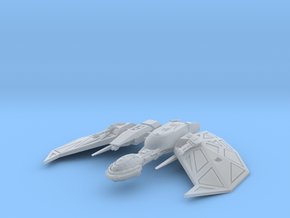 Klingon Raider Class AssaultRaider in Clear Ultra Fine Detail Plastic