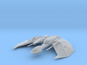 Klingon Raider Class AssaultRaider big in Clear Ultra Fine Detail Plastic