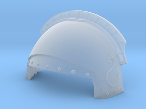 Custodian Guard - Shoulder Pad (Plain) in Clear Ultra Fine Detail Plastic