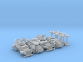 Sd.Kfz 221 (4 pack) in Clear Ultra Fine Detail Plastic