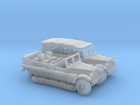 Sd.Kfz 10 - Half-Track  (2 pack) HO in Clear Ultra Fine Detail Plastic