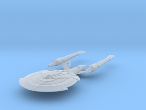 Federation Noble Class Cruiser in Clear Ultra Fine Detail Plastic